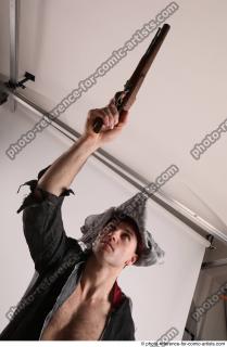 JACK PIRATE STANDING POSE WITH GUN #3